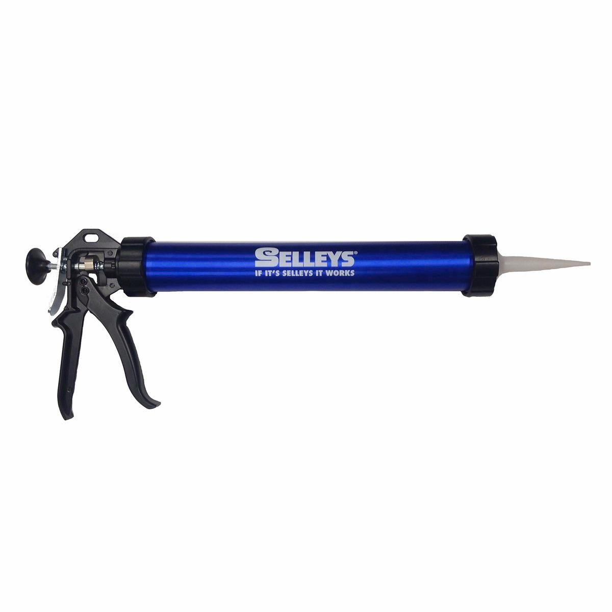 Selleys Sausage Caulking Gun - 38cm Steel - High Volume Discharge - SuperSaverAU - view 1