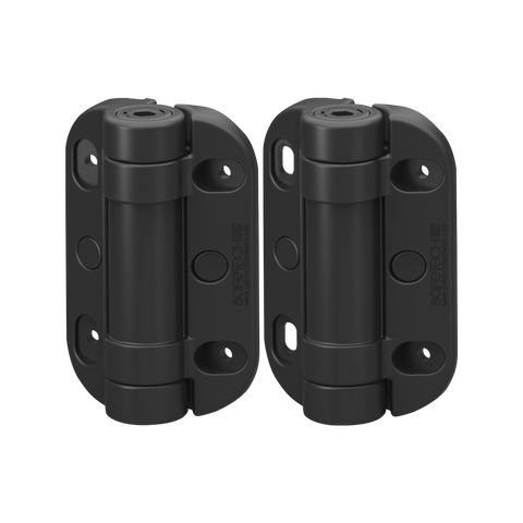 ProtectorAl Black G8Safe Adjustable Heavy Duty Hinge Pair 135mm Plastic Durable - SuperSaverAU - view 1