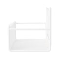 EzyStorage Large Door Mount Wire Rack - 300mm x 101mm x 102mm - White - Organise Jars, Herbs, Spices - SuperSaverAU - view 2