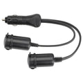 Narva Heavy Duty Adaptor Auxiliary Plug to Twin Accessory Sockets - 20A 12V/10A 24V - 150mm Lead - SuperSaverAU - view 1