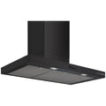 Bosch Series 4 90cm canopy rangehood - Matt black - 594m³/h, 3 power levels, push buttons - DWB95CC60A