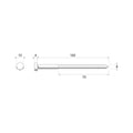 Zenith M6 x 100mm Hot Dipped Galvanised Hex Head Coach Screw, Coarse Thread
