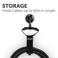Arlec EV Charger Cable Strap - 10m Length - Black - Weather-Resistant - SuperSaverAU - view 4
