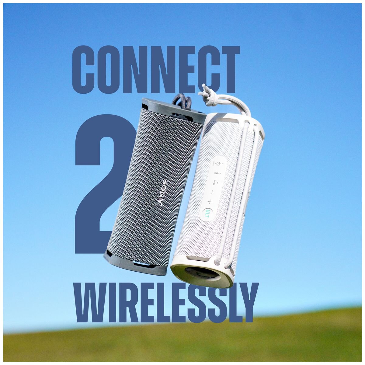 Sony ULT Field 1 wireless portable speaker in forest grey - IP67, 12-hour battery, Bluetooth 5.3 - SRSULT10H