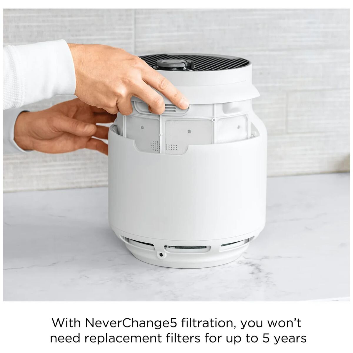 Shark NeverChange Air Purifier Compact Pro - Four Speeds Plus Auto, Child Lock, Filter Indicator - HP072