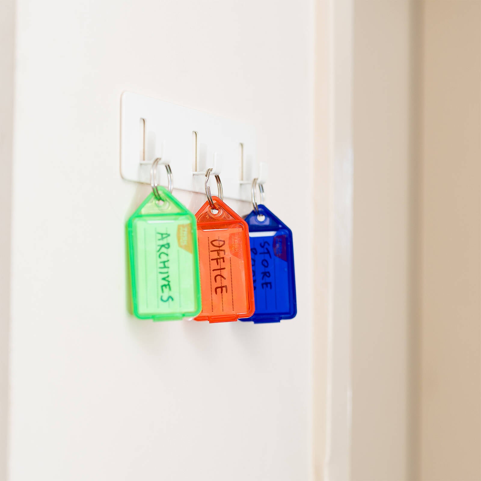 Taskmaster Key Tag with Key Ring, 74 x 38 x 8mm
