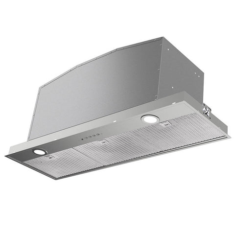 Smeg 90cm undermount rangehood - brushed stainless steel, 3 filters, 750m³/h airflow - SHU971X