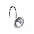 Barelli Exquisite Shower Curtain Rings - 12 Pack - Silver - Durable - SuperSaverAU - view 1