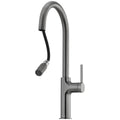 Oliveri Vilo Pull Out Gooseneck Mixer Tap 6L/min - Gunmetal, 5-Star WELS Rating - VT2400-GM