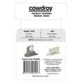 Cowdroy Track Access Quickfix Component Pack - Silver - For 1 Door 19mm+ - SuperSaverAU - view 2