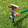 Pope Impact Sprinkler on Stake - 20m Coverage, Adjustable Arc, ABS Plastic 800kPa