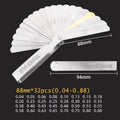 32 Blade Feeler Gauge Dual Marked Metric and Imperial Thickness Gap Tool - view 3