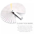 32 Blade Feeler Gauge Dual Marked Metric and Imperial Thickness Gap Tool - view 5