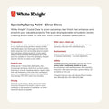 White Knight Crystal Clear Gloss Acrylic Spray Paint 310g Durable Finish - SuperSaverAU - view 4