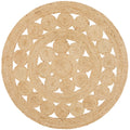 Rug Culture Atrium Pilu Natural Rug 200 x 200cm - SuperSaverAU - view 1