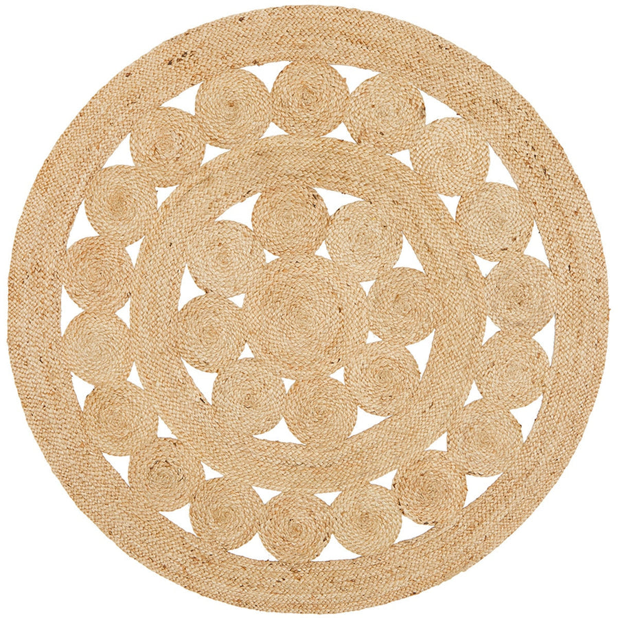 Rug Culture Atrium Pilu Natural Rug 200 x 200cm - SuperSaverAU - view 1