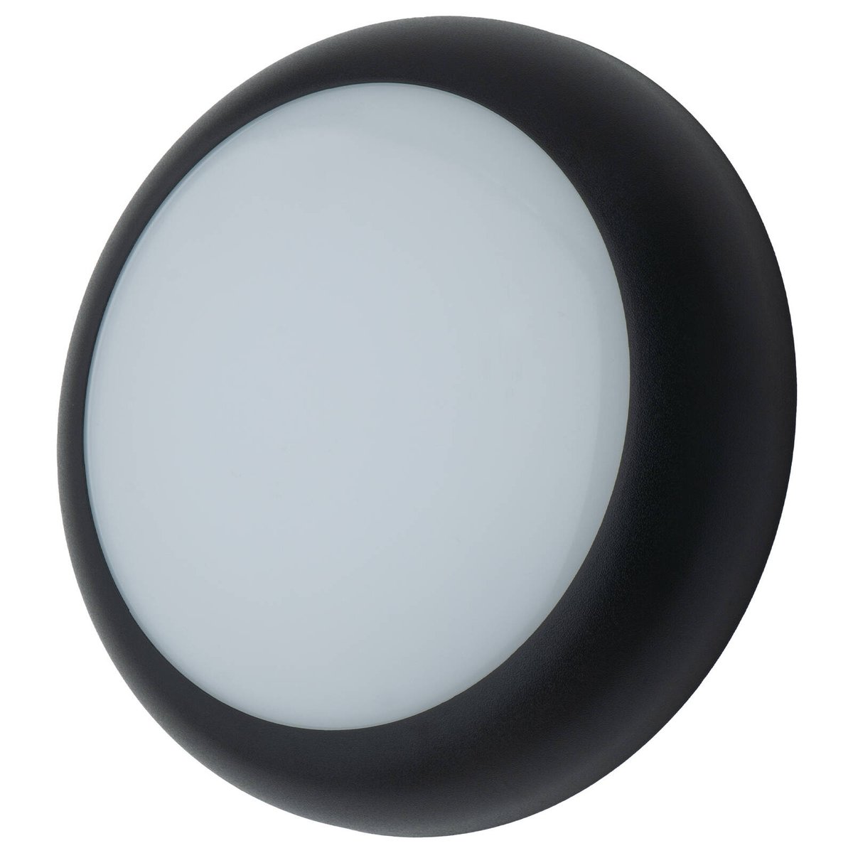 Arlec 14W Black CCT LED Dorset Round Bunker Light - 225mm - Weather Resistant - SuperSaverAU - view 1