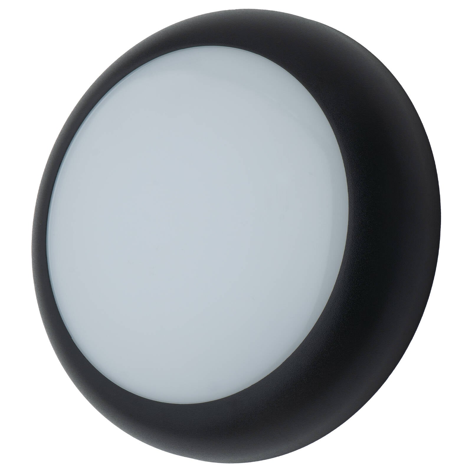 Arlec 14W 240V Black CCT LED Dorset Round Bunker Light, Hardwired Outdoor ABL105BK