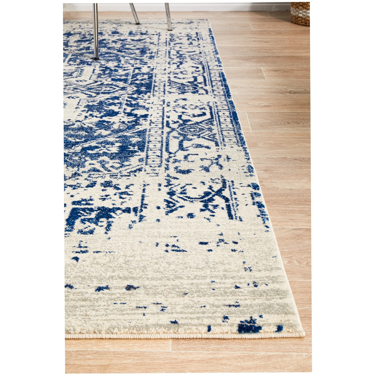 Rug Culture Evoke 253 White/Navy Indoor Rug 230 x 160cm - SuperSaverAU - view 3