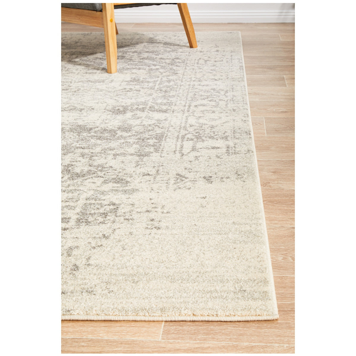 Rug Culture Evoke 253 White/Silver Indoor Rug 230 x 160cm - SuperSaverAU - view 3