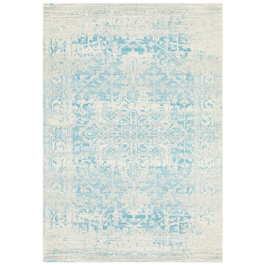 Rug Culture Evoke 253 White/Blue Indoor Rug 290 x 200cm - SuperSaverAU - view 1