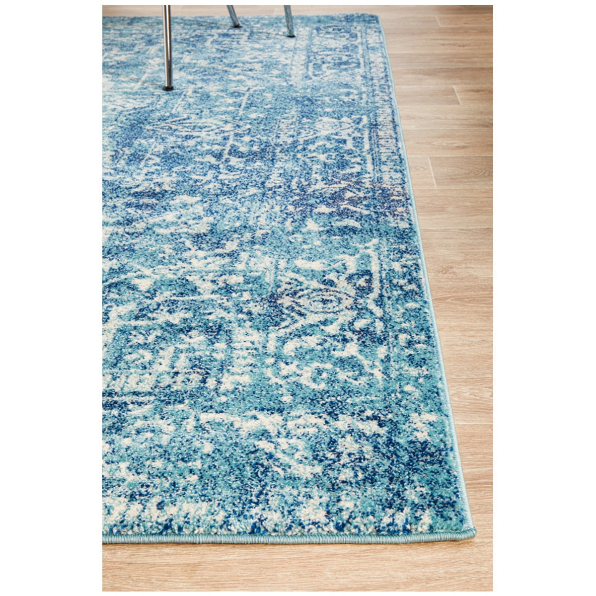 Rug Culture Evoke 253 Blue Indoor Rug 290 x 200cm - SuperSaverAU - view 3