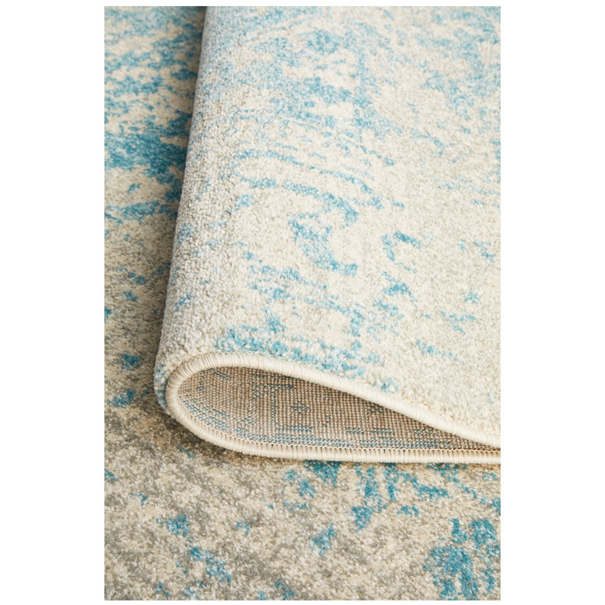 Rug Culture Evoke 253 White/Blue Indoor Rug 290 x 200cm - SuperSaverAU - view 5