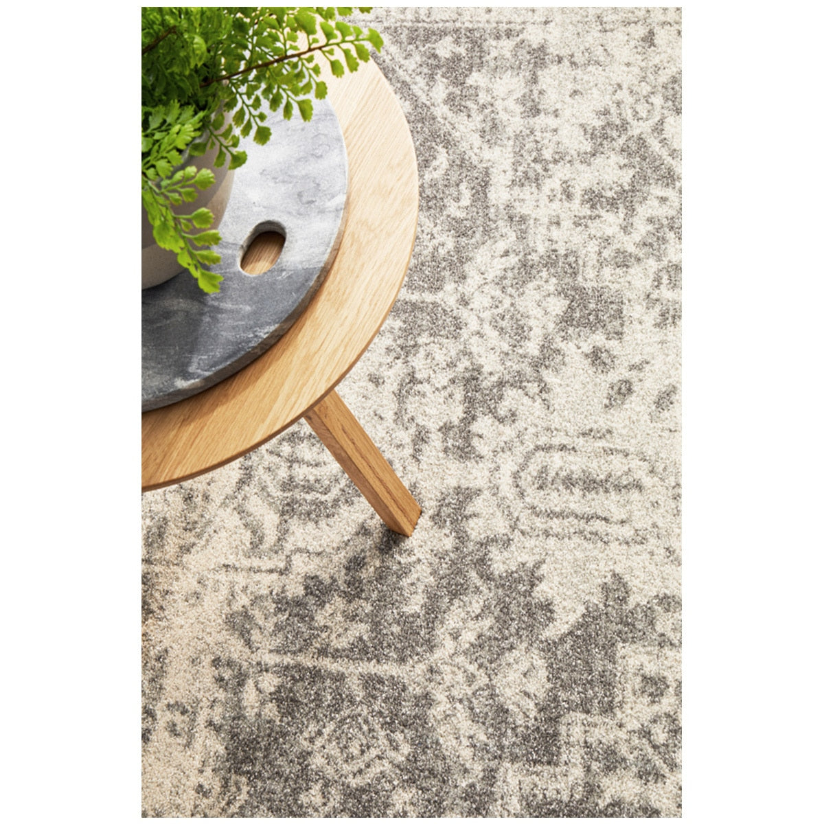 Rug Culture Evoke 253 White/Silver Indoor Rug 330 X 240cm