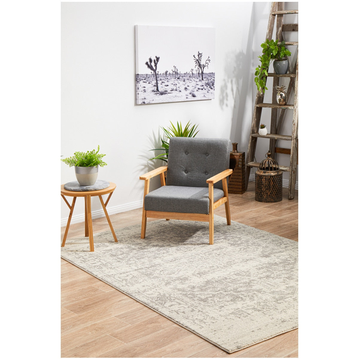 Rug Culture Evoke 253 White/Silver Indoor Rug 330 X 240cm - SuperSaverAU - view 7