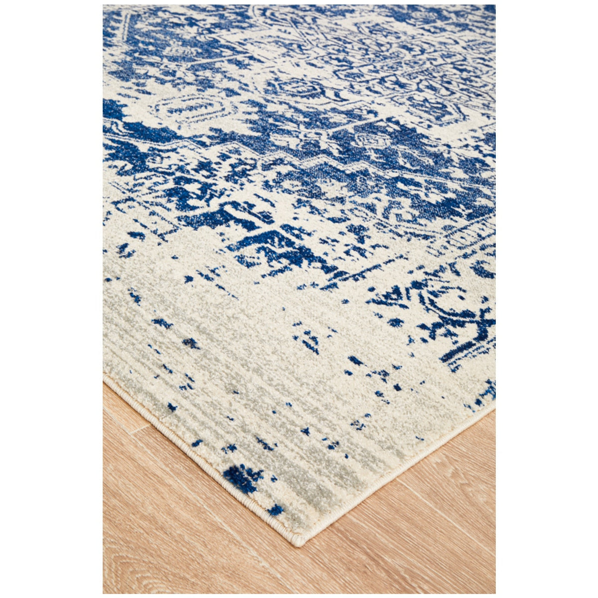 Rug Culture Evoke 253 White/Navy Indoor Rug 400 X 300cm - SuperSaverAU - view 2