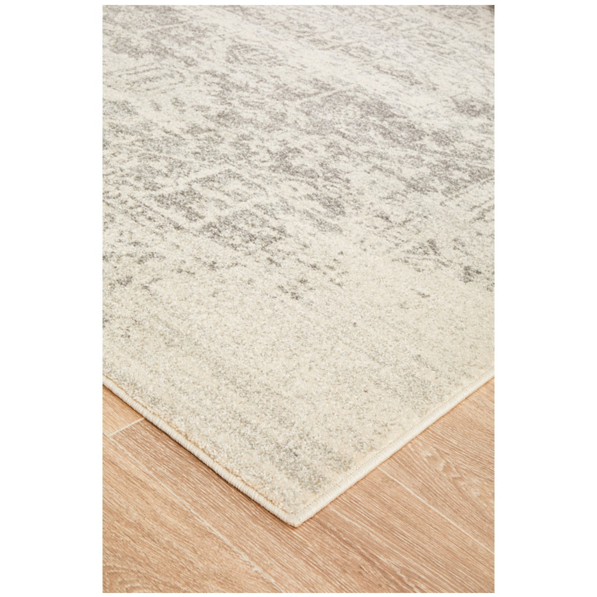 Rug Culture Evoke 253 White/Silver Indoor Rug 400 X 300cm