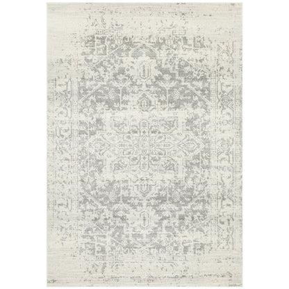 Rug Culture Evoke 253 White/Silver Indoor Rug 400 X 300cm
