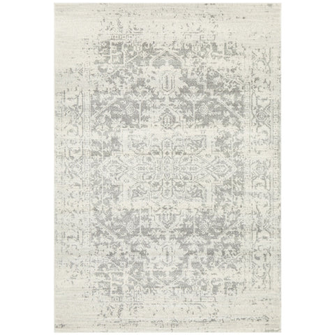 Rug Culture Evoke 253 White/Silver Indoor Rug 400 X 300cm - SuperSaverAU - view 1