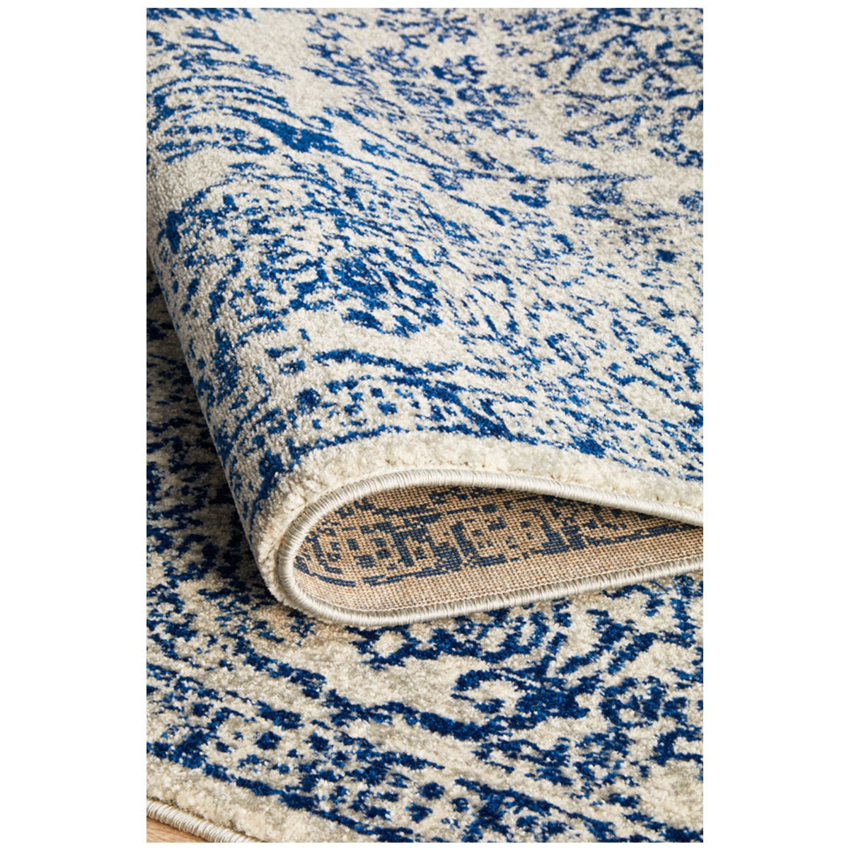Rug Culture Evoke 256 Blue Indoor Rug 330 X 240cm - SuperSaverAU - view 5