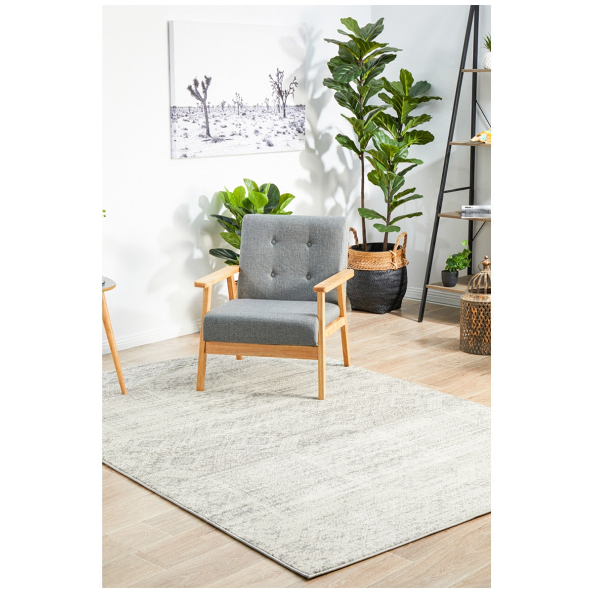 Rug Culture Mirage 351 Silver Rug 230 x 160cm - SuperSaverAU - view 7