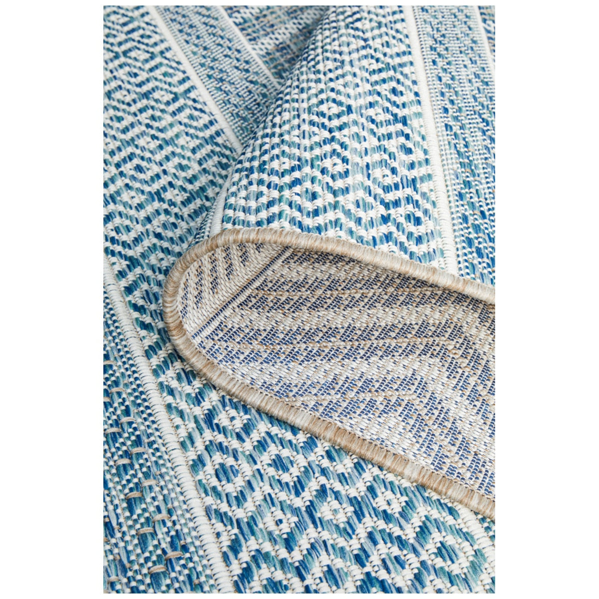 Rug Culture Terrace 5505 Rug 230 x 160cm Blue - SuperSaverAU - view 5