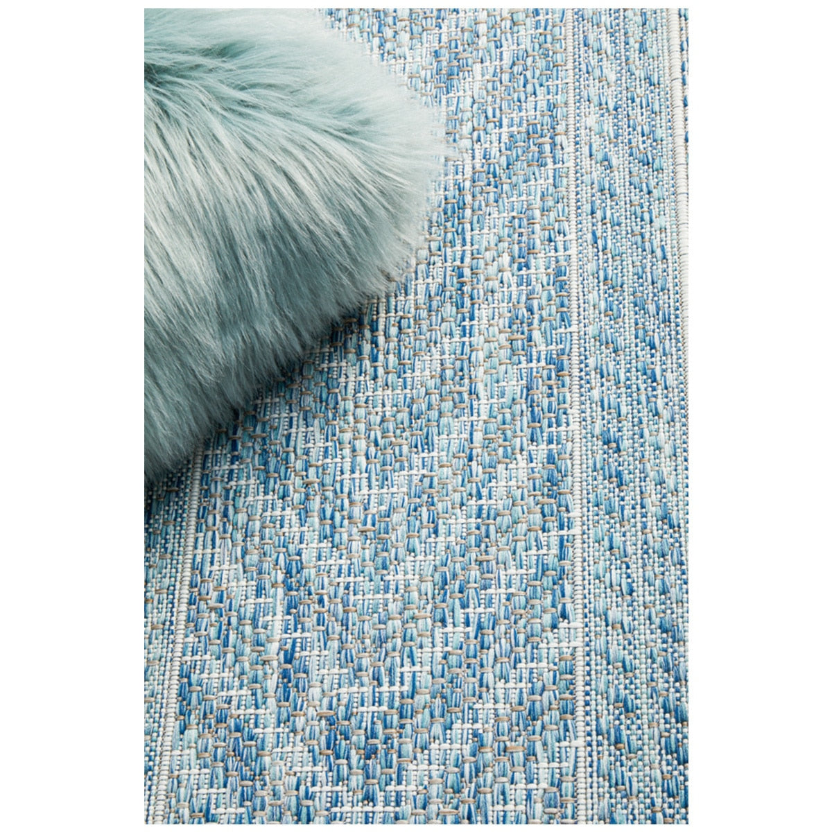 Rug Culture Terrace 5505 Rug 230 x 160cm Blue - SuperSaverAU - view 6