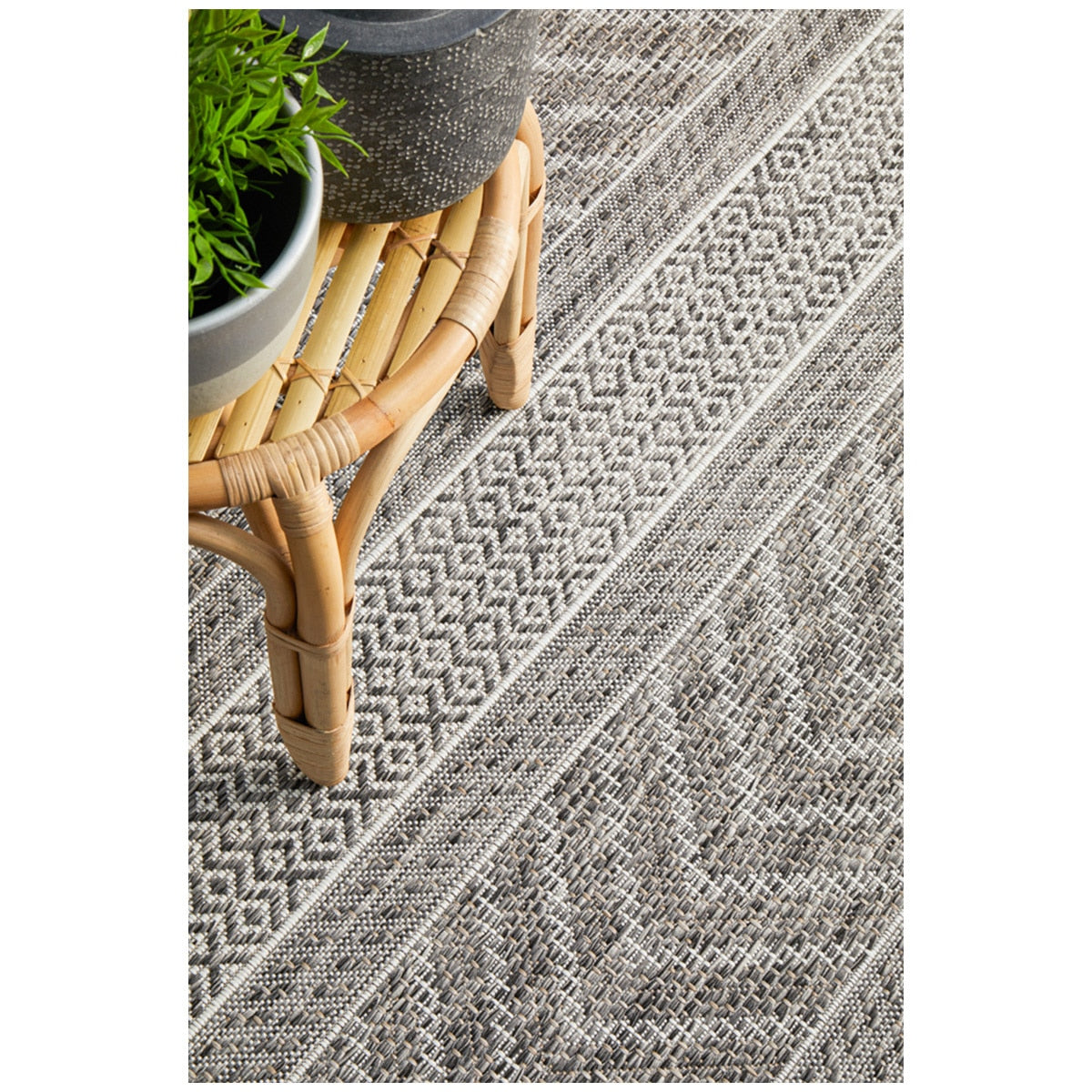 Rug Culture Terrace 5505 Rug 230 x 160cm Grey - SuperSaverAU - view 6