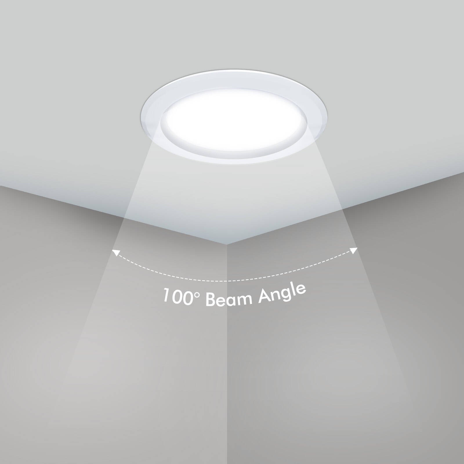 Arlec 9W 92mm Grid Connect Smart RGB+CCT LED Downlight 240V ALD295HA