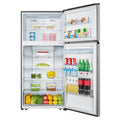 Hisense 496L Top Mount Fridge - Stainless Steel - Non-Plumbed Water Dispenser - Frost Free - HRTF497SW