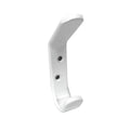 Adoored Double White Beau Deco Hook - 100mm Aluminium - Durable Design - SuperSaverAU - view 1