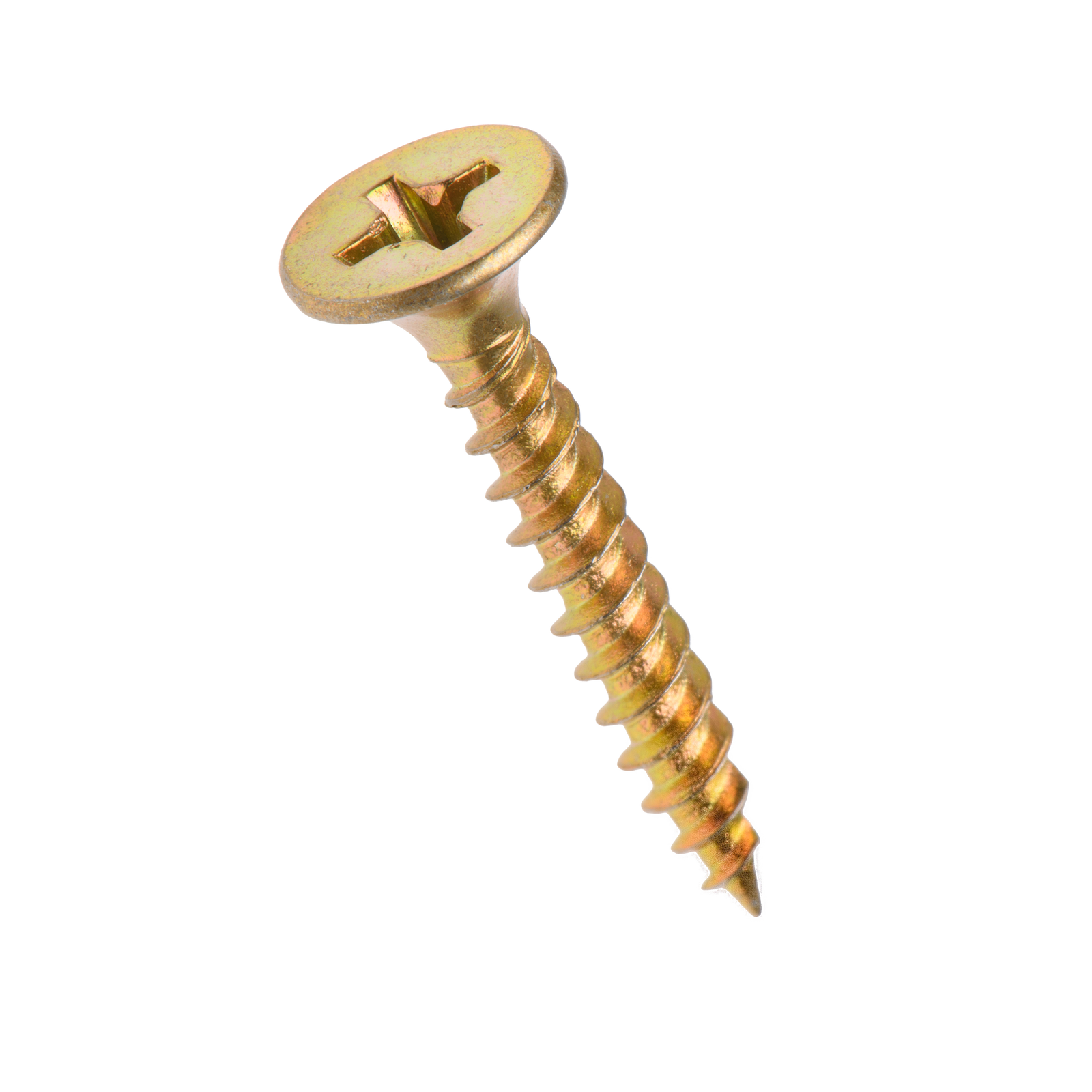 Buildex 6G x 25mm Gold Passivated Bugle Head Plasterboard Screws, 500 Pack