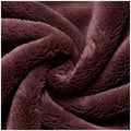 Amari Luxury Velvet Throw 152cm x 177cm Light Brown Oversize Warm Cozy Plush 600 gsm - SuperSaverAU - view 3