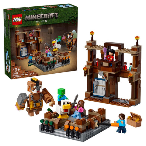 LEGO Minecraft Woodland Mansion Fighting Ring 21272 - SuperSaverAU - view 1