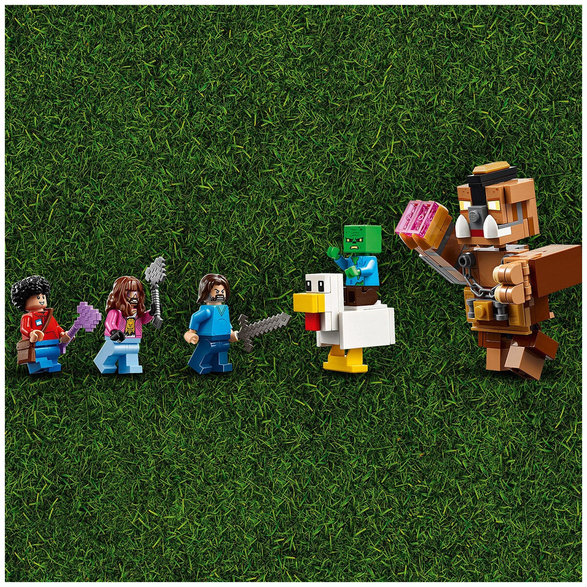 LEGO Minecraft Woodland Mansion Fighting Ring 21272 - SuperSaverAU - view 6