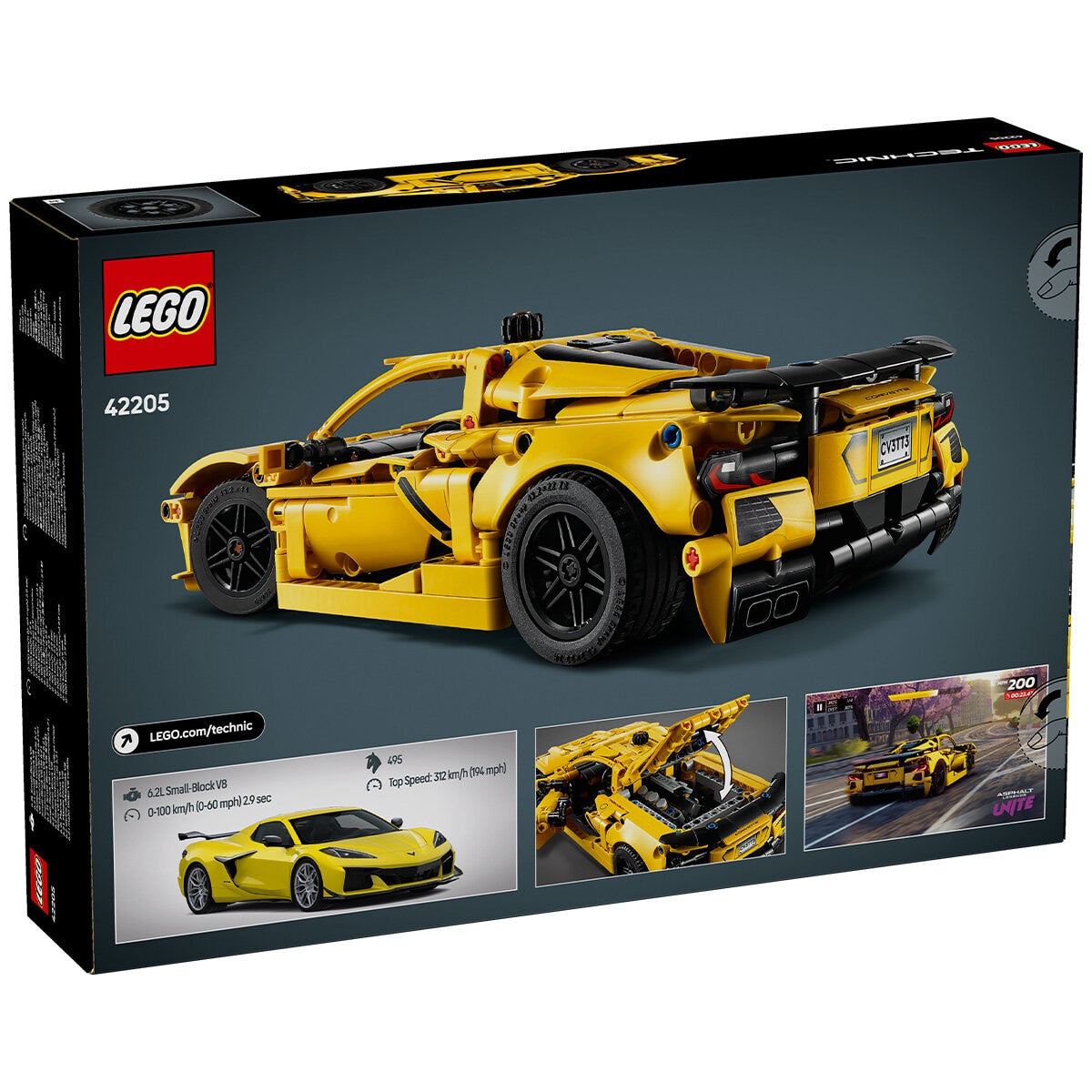 LEGO Technic Chevrolet Corvette Stingray 42205 - SuperSaverAU - view 10