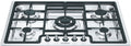Smeg 72cm 5 Burner Gas Cooktop - Stainless Steel - Ultra-Rapid Wok Burner - Flame Failure Device - PGA75-4