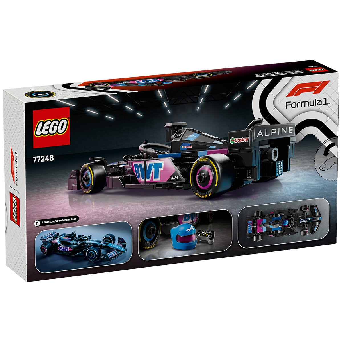 LEGO Speed Champions BWT Alpine F1 Team A524 Race Car 77248