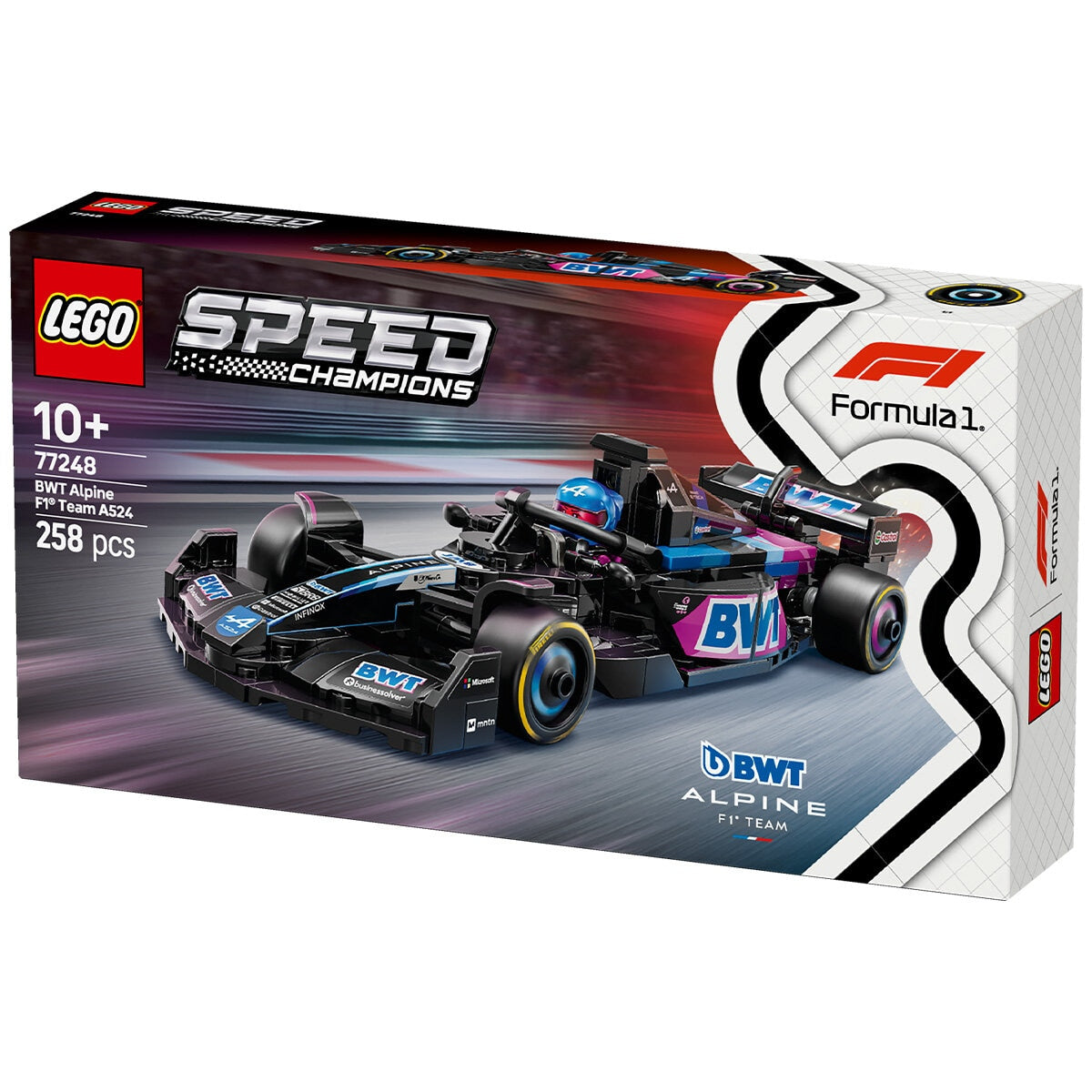 LEGO Speed Champions BWT Alpine F1 Team A524 Race Car 77248