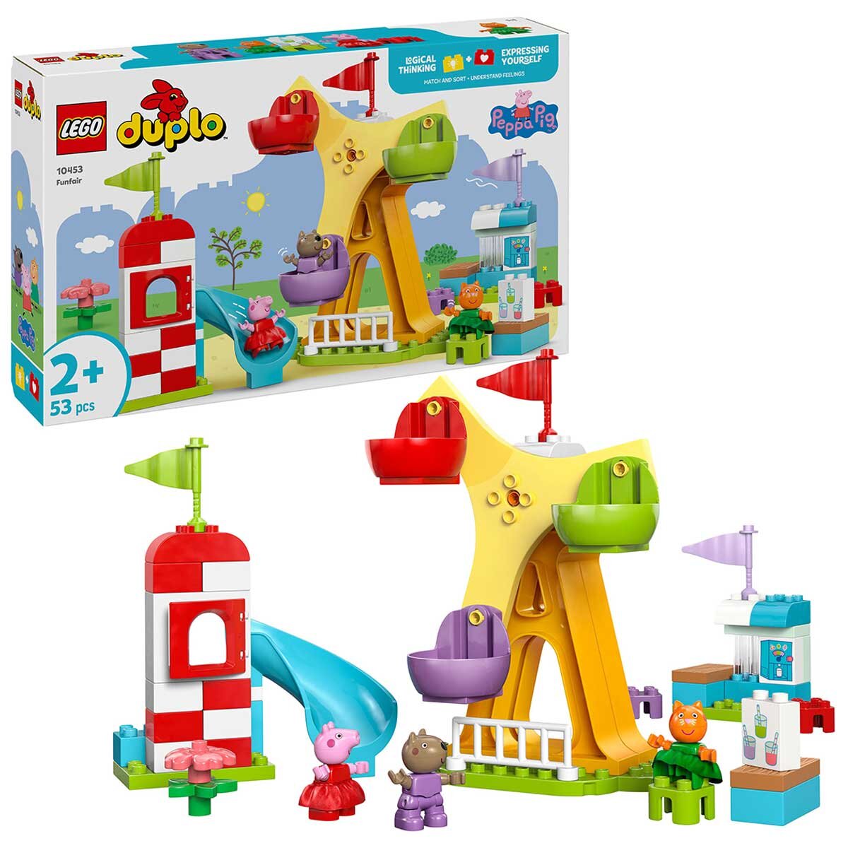 LEGO DUPLO Peppa Pig Funfair 10453 - SuperSaverAU - view 1